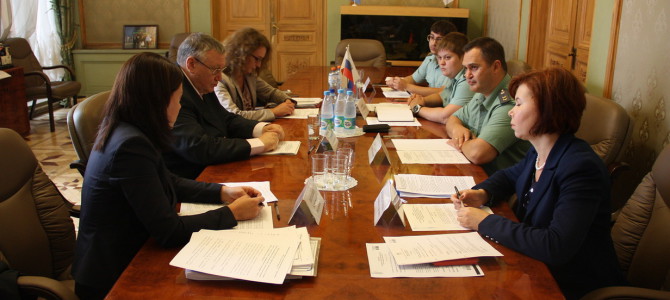 Рабочая встреча с вице-губернатором Санкт-Петербурга.
